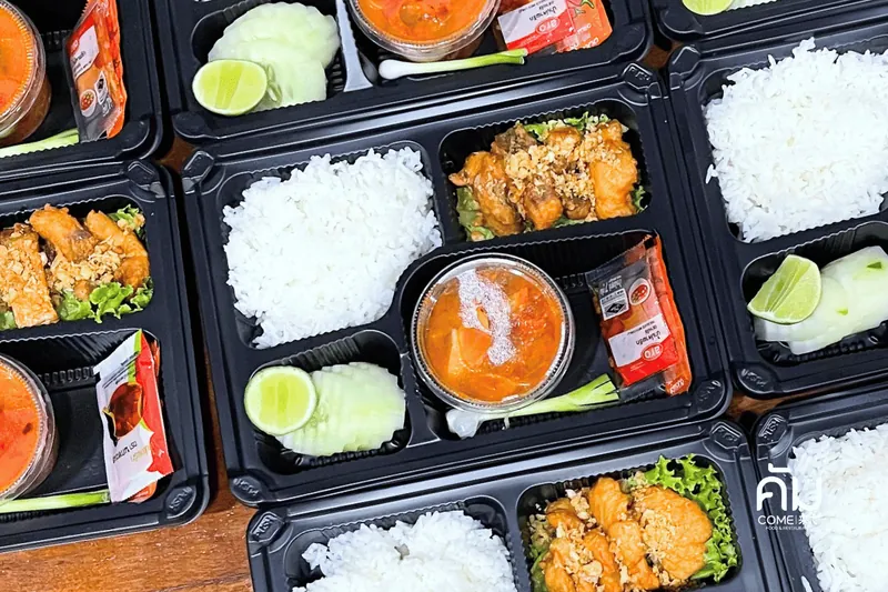 บรรยากาศงานจัดเลี้ยงและห้องประชุมที่ COME Catering ขอนแก่น