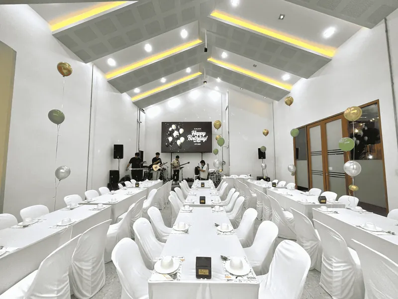 บรรยากาศงานจัดเลี้ยงและห้องประชุมที่ COME Catering ขอนแก่น